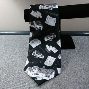 ⭐City one real estate theme men's tie ⭐star sale